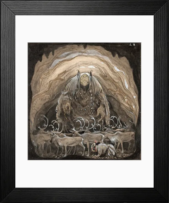 Framed Print : Nilas offer, Julbocken Framed Print : Nilas offer, Julbocken