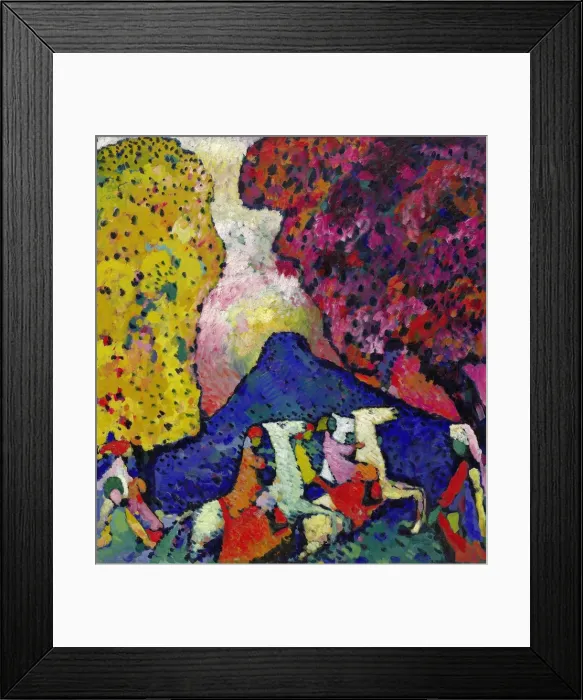 Framed Print : Blue Mountain, 1908-1909 Framed Print : Blue Mountain, 1908-1909