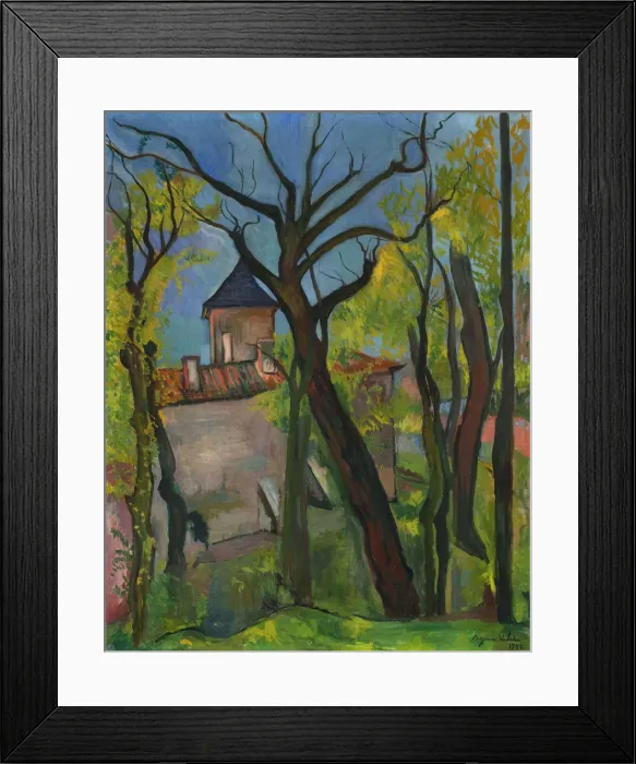 Framed Print : Landscape at Saint-Bernard, 1932 Framed Print : Landscape at Saint-Bernard, 1932