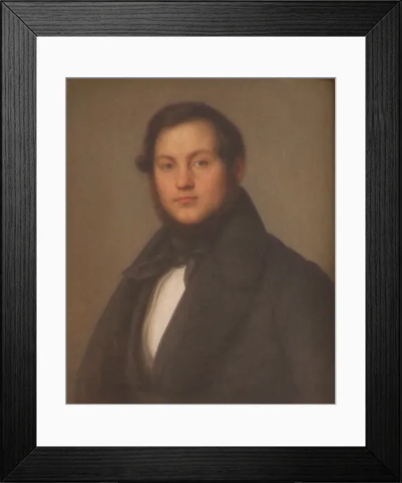 Framed Print : Portrait of the Bass Ignazio Marini (1811-1873), ca 1839 Framed Print : Portrait of the Bass Ignazio Marini (1811-1873), ca 1839