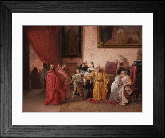 Framed Print : I due Foscari (The Two Foscari), 1838 Framed Print : I due Foscari (The Two Foscari), 1838