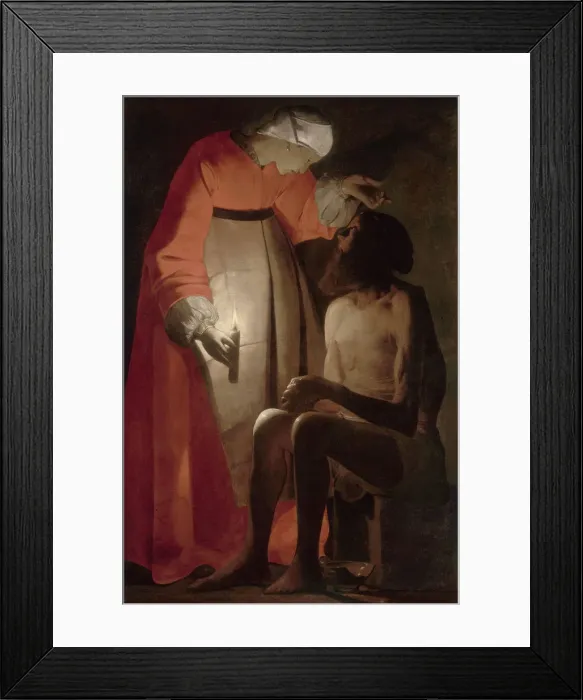 Framed Print : Job Mocked by his Wife Framed Print : Job Mocked by his Wife