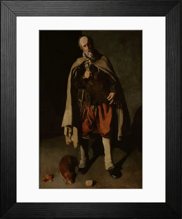 Framed Print : The Hurdy-Gurdy Player with a Dog, ca 1625 Framed Print : The Hurdy-Gurdy Player with a Dog, ca 1625