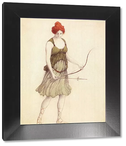 Costume design for the ballet Sylvia ou La Nymphe de Diane by Leo Delibes, 1901
