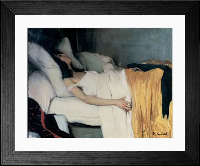 Framed Print : Morphinist (Detail), 1894 Framed Print : Morphinist (Detail), 1894