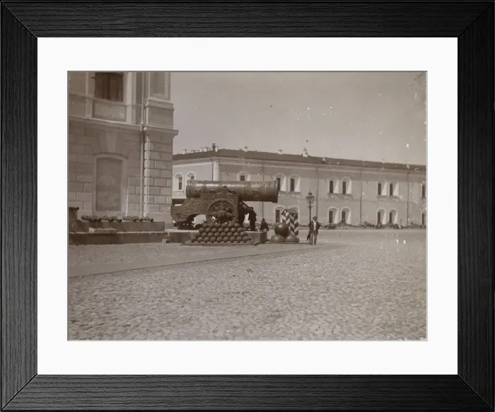 Framed Print : The Tsar Cannon at the Moscow Kremlin, 1898 Framed Print : The Tsar Cannon at the Moscow Kremlin, 1898