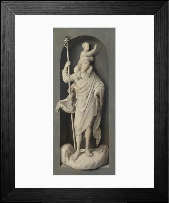 Framed Print : Saint Christopher, ca 1478 Framed Print : Saint Christopher, ca 1478