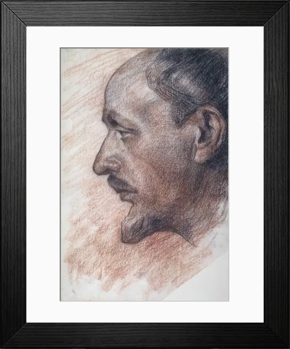 Framed Print : Self-Portrait Framed Print : Self-Portrait