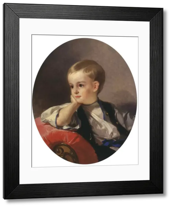 Framed Print : Portrait of Count Bobrinsky as child, 1882 Framed Print : Portrait of Count Bobrinsky as child, 1882