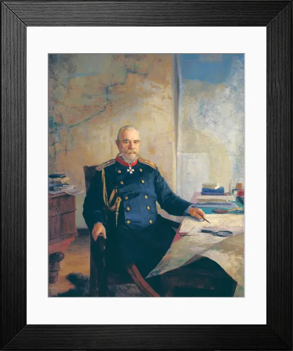Framed Print : Portrait of General Nikolai Nikolayevich Obruchev (1830-1904), 1898 Framed Print : Portrait of General Nikolai Nikolayevich Obruchev (1830-1904), 1898