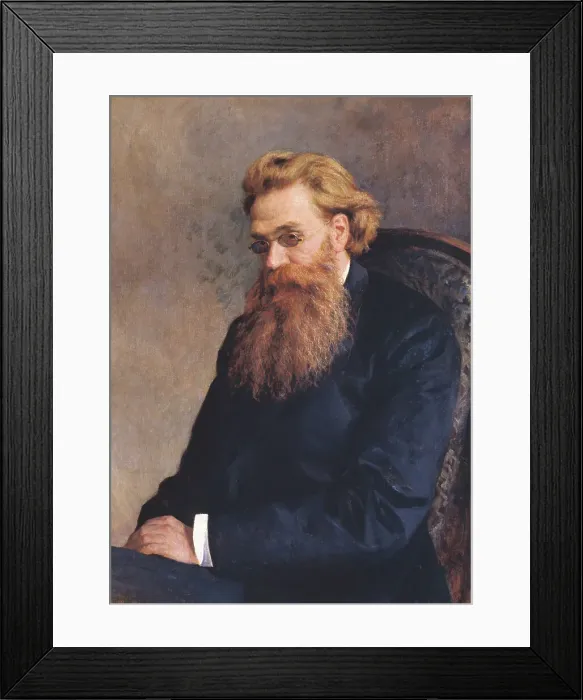 Framed Print : Portrait of Alexander Yakovlevich Gerd (1841-1888), c. 1888 Framed Print : Portrait of Alexander Yakovlevich Gerd (1841-1888), c. 1888