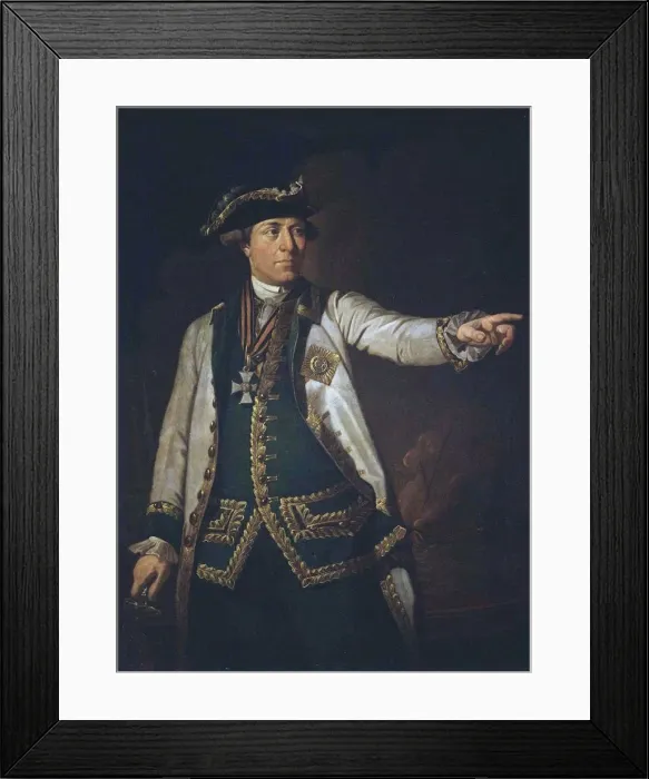 Framed Print : Portrait of Admiral Samuel Greig (1736-1788), 1773 Framed Print : Portrait of Admiral Samuel Greig (1736-1788), 1773