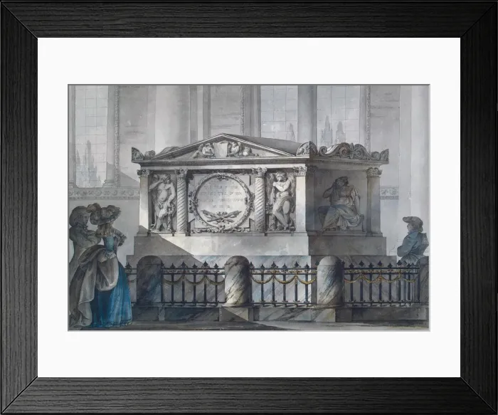 Framed Print : Tomb of Admiral Samuel Greig at the Cathedral Hill, Tallinn, 1790s Framed Print : Tomb of Admiral Samuel Greig at the Cathedral Hill, Tallinn, 1790s