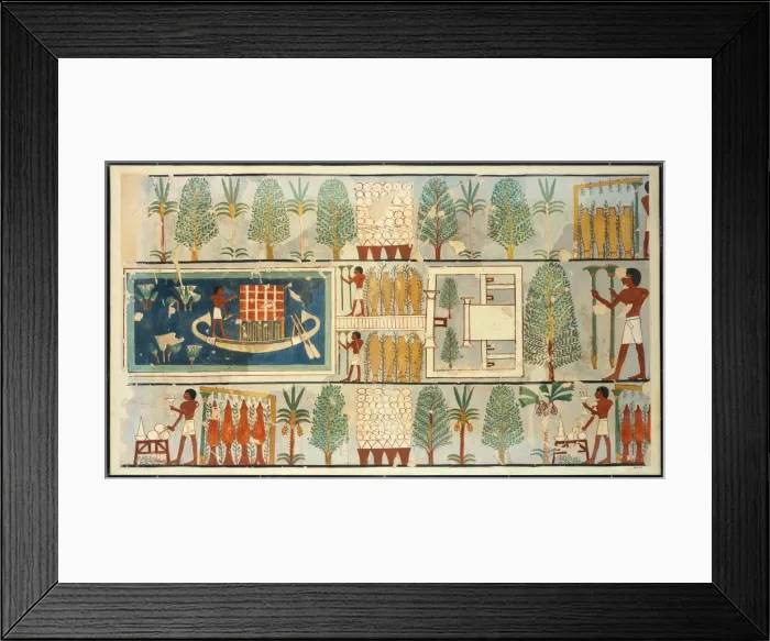 Framed Print : Funeral Ritual in a Garden. The tomb of Minnakht, Thebes, New Kingdom, 18th Dynasty, ca. 1479-1425 B Framed Print : Funeral Ritual in a Garden. The tomb of Minnakht, Thebes, New Kingdom, 18th Dynasty, ca. 1479-1425 B