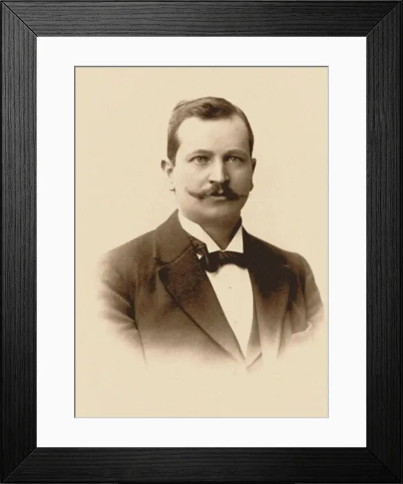 Framed Print : Portrait of the physicist Paul Drude (1863-1906) Framed Print : Portrait of the physicist Paul Drude (1863-1906)