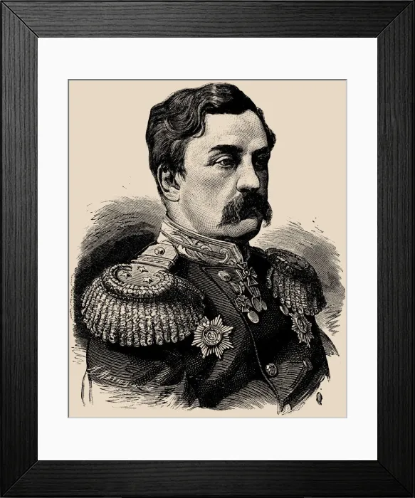 Framed Print : Portrait of General Prince Alexei Ivanovich Shakhovskoy (1821-1900), 1878 Framed Print : Portrait of General Prince Alexei Ivanovich Shakhovskoy (1821-1900), 1878