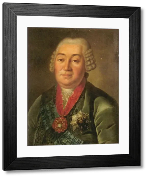 Framed Print : Portrait of Prince Yakov Petrovich Shakhovskoy (1705-1777) Framed Print : Portrait of Prince Yakov Petrovich Shakhovskoy (1705-1777)