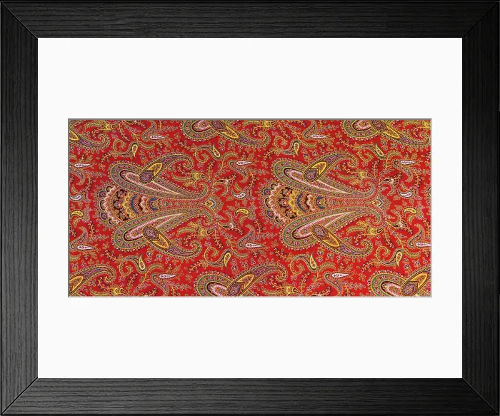 Framed Print : Calico, End of 19th-Early 20th cen Framed Print : Calico, End of 19th-Early 20th cen