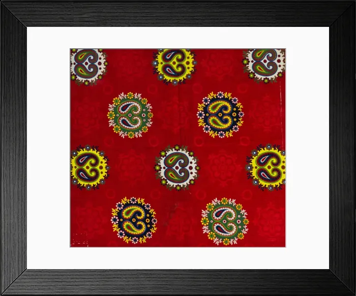 Framed Print : Calico, End of 19th-Early 20th cen Framed Print : Calico, End of 19th-Early 20th cen
