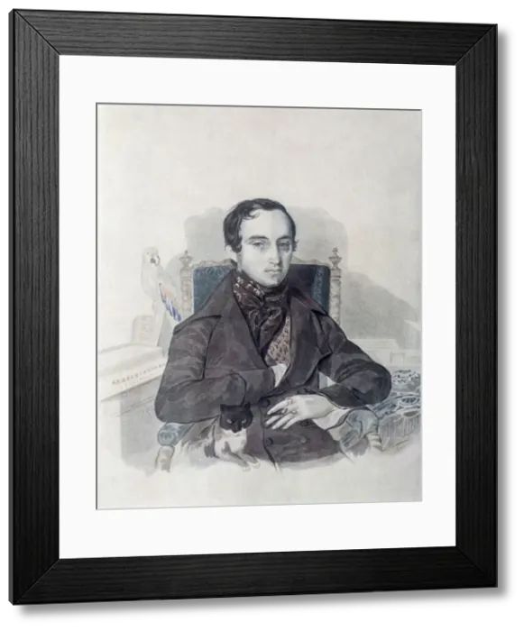 Framed Print : Portrait of Prince Vladimir Fyodorovich Odoyevsky (1803-1869), 1840s Framed Print : Portrait of Prince Vladimir Fyodorovich Odoyevsky (1803-1869), 1840s