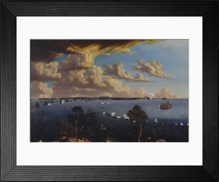 Framed Print : Second Russo-Swedish Battle of Svensksund on 10 July 1790, 1792 Framed Print : Second Russo-Swedish Battle of Svensksund on 10 July 1790, 1792