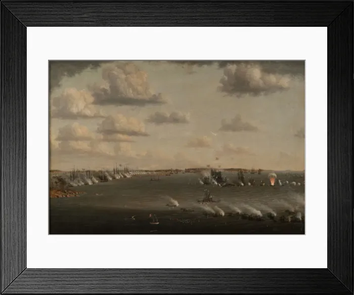 Framed Print : Second Russo-Swedish Battle of Svensksund on 10 July 1790, 1792 Framed Print : Second Russo-Swedish Battle of Svensksund on 10 July 1790, 1792