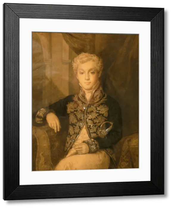 Framed Print : Portrait of Prince Lopukhin, 1800s