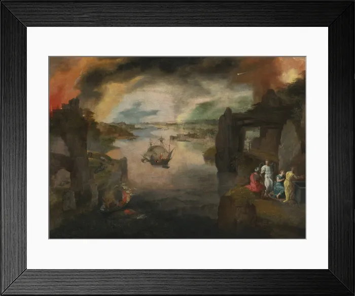 Framed Print : Sodom and Gomorrah Framed Print : Sodom and Gomorrah