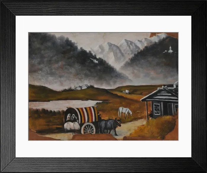 Framed Print : Riding in a Cart Framed Print : Riding in a Cart