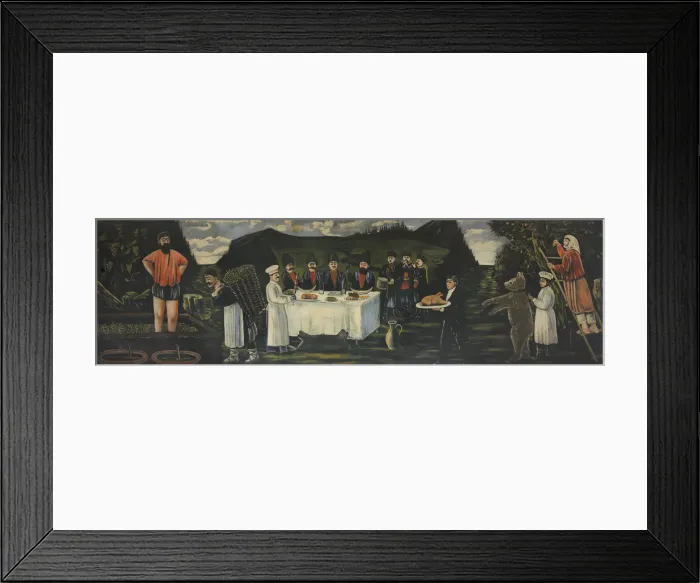 Framed Print : Feast at Vintage Time Framed Print : Feast at Vintage Time