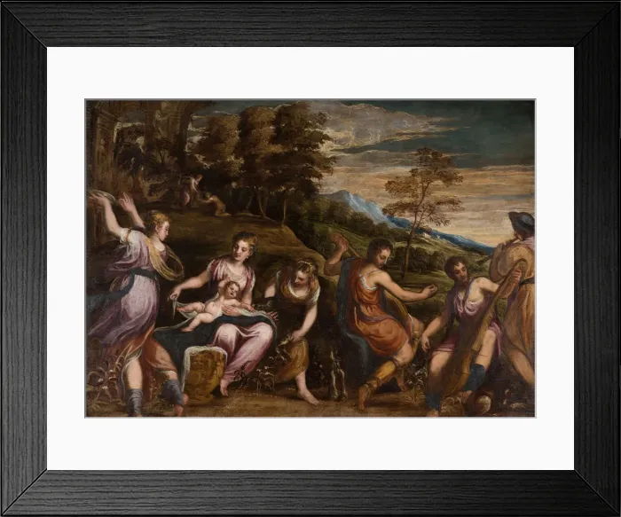Framed Print : Childhood of Jupiter Framed Print : Childhood of Jupiter