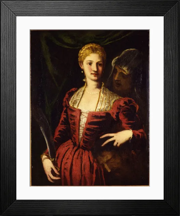 Framed Print : Judith. Private Collection Framed Print : Judith. Private Collection