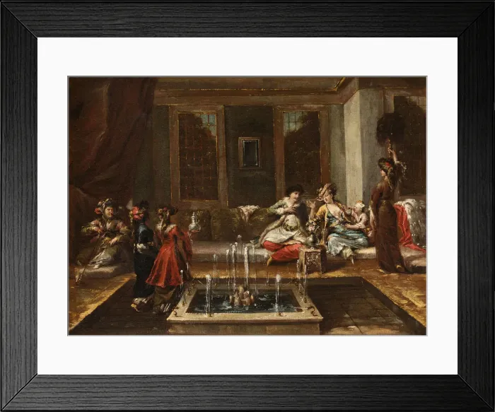 Framed Print : Armenian interior or Orient Scene