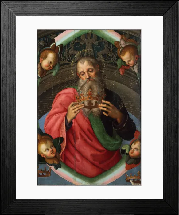 Framed Print : God the Father (fragment of the Baronci Altarpiece) Framed Print : God the Father (fragment of the Baronci Altarpiece)