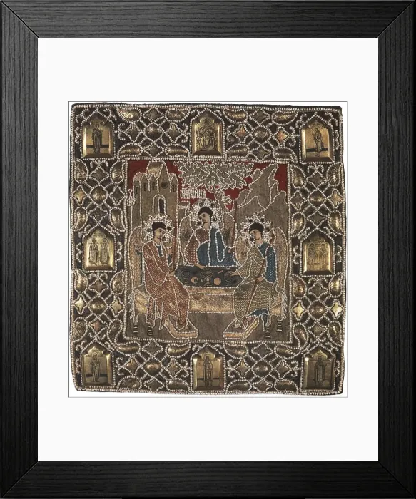 Framed Print : The Holy Trinity (Podea). The donation by Tsar Boris Godunov to the Monastery Framed Print : The Holy Trinity (Podea). The donation by Tsar Boris Godunov to the Monastery