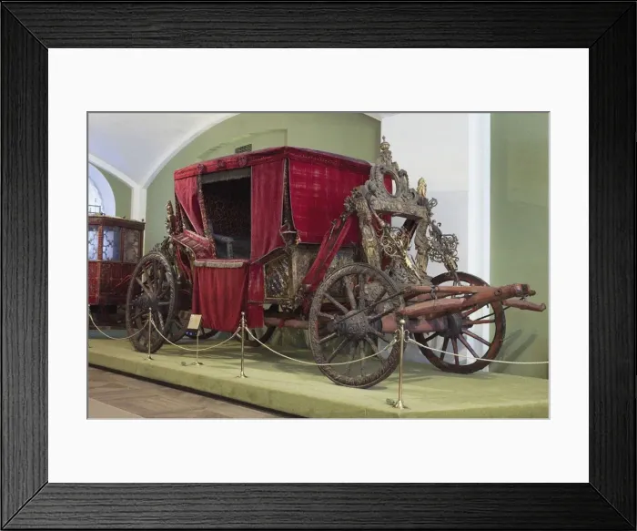 Framed Print : The Coach of Tsar Boris Godunov, the gift from Queen Elisabeth I Framed Print : The Coach of Tsar Boris Godunov, the gift from Queen Elisabeth I