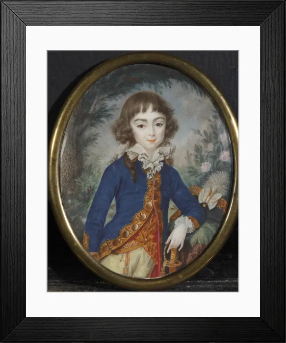 Framed Print : Portrait of Alexander Ivanovich Ribeaupierre (1781-1865) as Child Framed Print : Portrait of Alexander Ivanovich Ribeaupierre (1781-1865) as Child