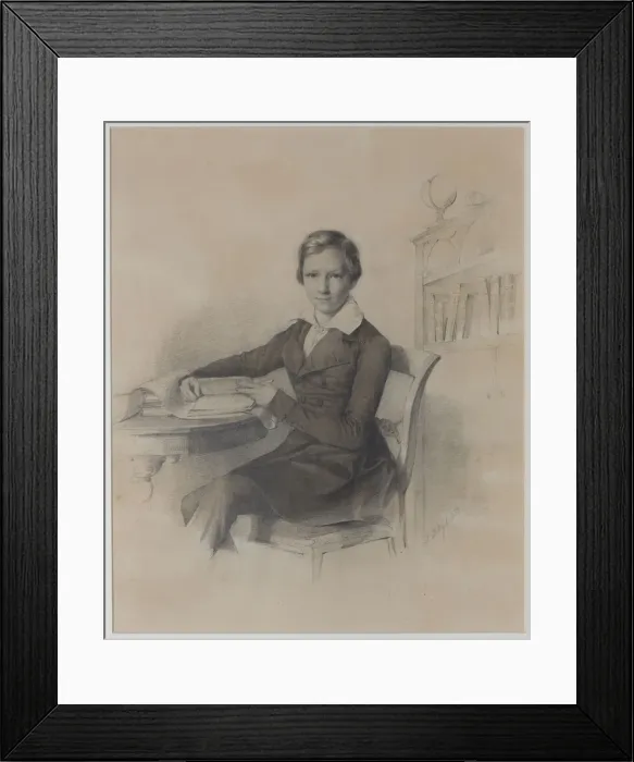 Framed Print : Portrait of Prince Hermann of Saxe-Weimar-Eisenach (1825-1901)