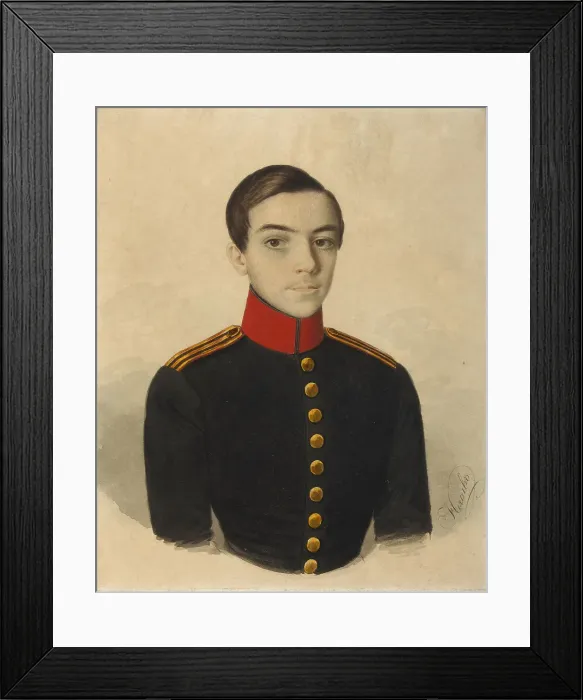 Framed Print : Portrait of Count Frederick Maurice (Fyodor Loginovich) van Heiden (1821-1900) Framed Print : Portrait of Count Frederick Maurice (Fyodor Loginovich) van Heiden (1821-1900)