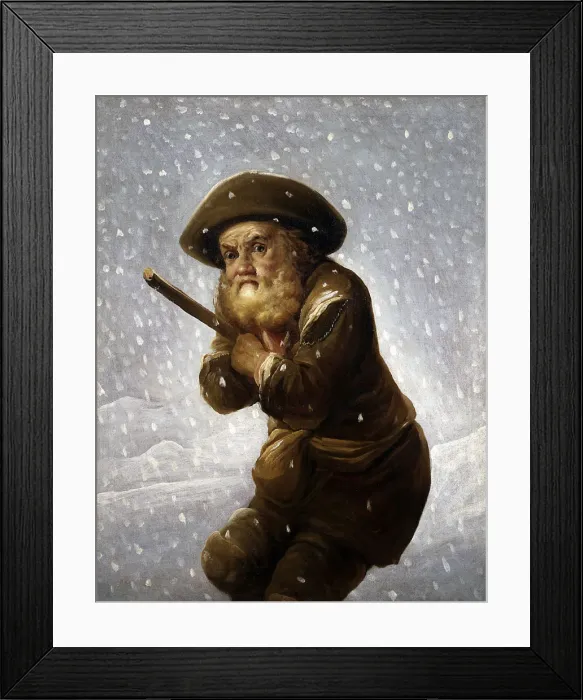 Framed Print : Allegory of Winter Framed Print : Allegory of Winter