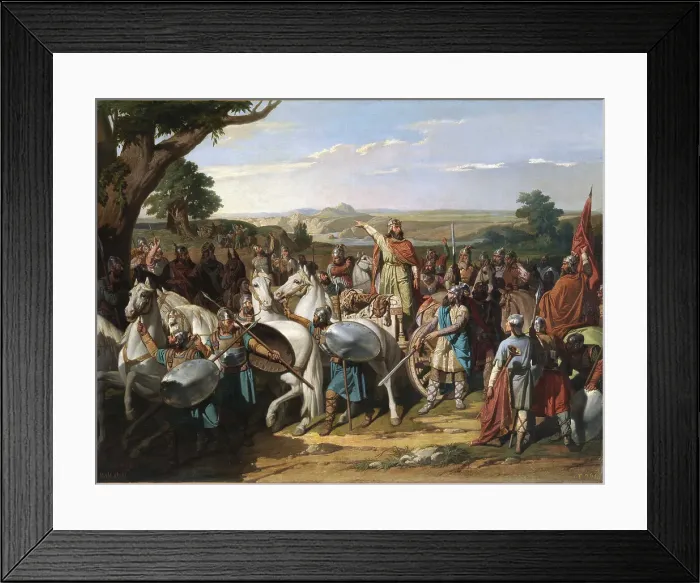 Framed Print : The Battle of Guadalete Framed Print : The Battle of Guadalete