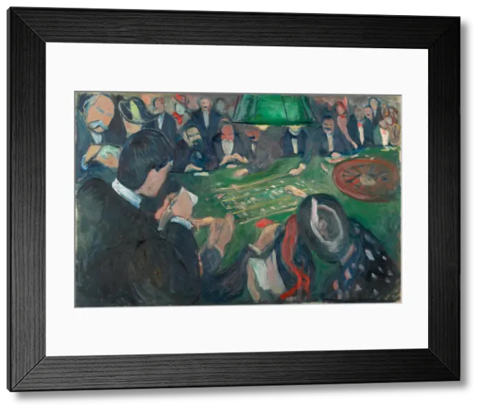 Framed Print : At the Roulette Table in Monte Carlo Framed Print : At the Roulette Table in Monte Carlo