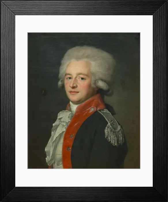 Framed Print : Portrait of Baron Pyotr Fyodorovich von Maltitz (1753-1826), 1788 Framed Print : Portrait of Baron Pyotr Fyodorovich von Maltitz (1753-1826), 1788
