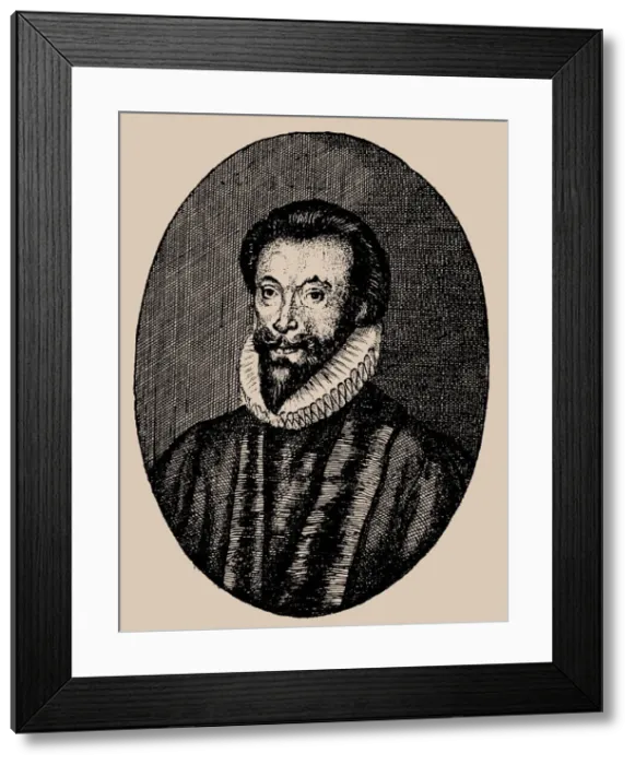 Framed Print : Portrait of the poet John Donne (1572-1631), 1650s Framed Print : Portrait of the poet John Donne (1572-1631), 1650s