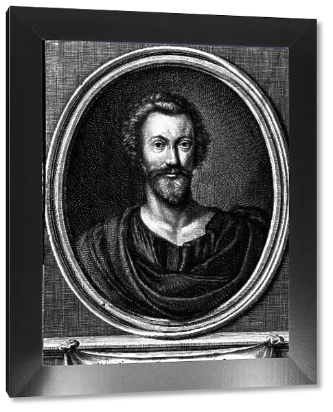 Portrait of the poet John Donne (1572-1631), 1633