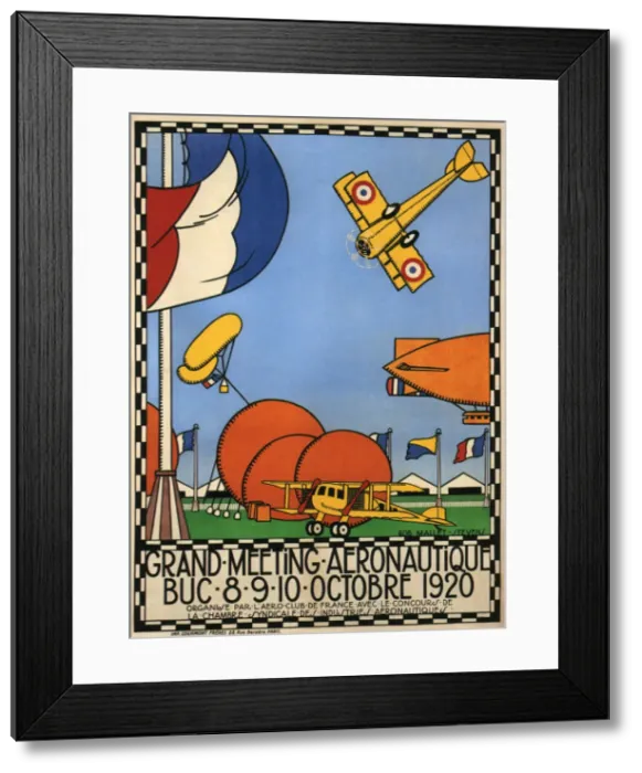 Framed Print : Grand Meeting Aeronautique, 1920 Framed Print : Grand Meeting Aeronautique, 1920