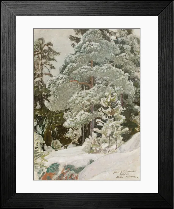 Framed Print : Winter landscape, 1915 Framed Print : Winter landscape, 1915