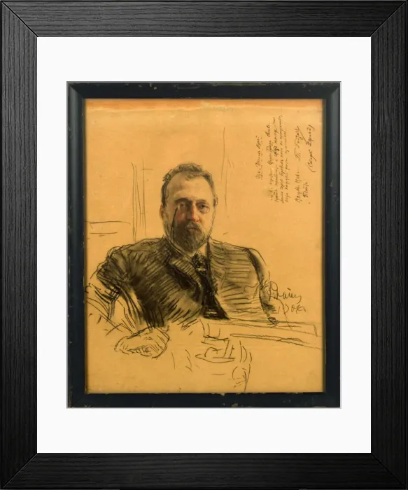 Framed Print : Portrait of the poet Pyotr Petrovich Gnedich (1855-1925), 1906 Framed Print : Portrait of the poet Pyotr Petrovich Gnedich (1855-1925), 1906