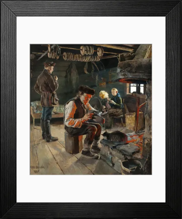 Framed Print : The Rustic Life, 1887 Framed Print : The Rustic Life, 1887