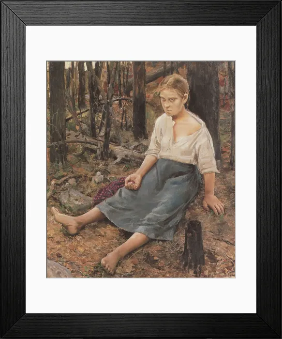 Framed Print : Lost, 1886 Framed Print : Lost, 1886